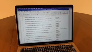 Copyedit session